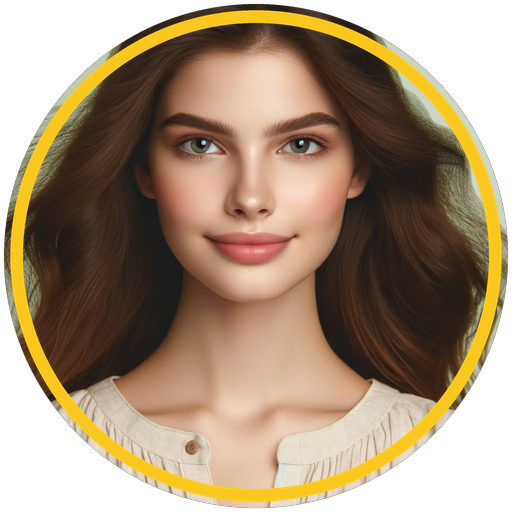 Gold luxury circle crop